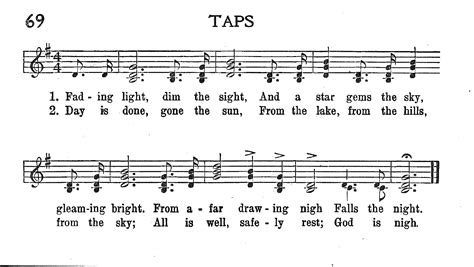 Words To The Song Taps