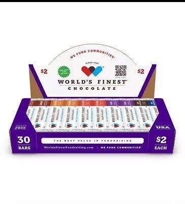 World S Finest Chocolate W Fcrisp 10 X 2 00 Bars Ebay