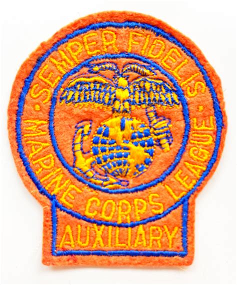 Ww2 Us Marine Corps League Auxiliary Patch