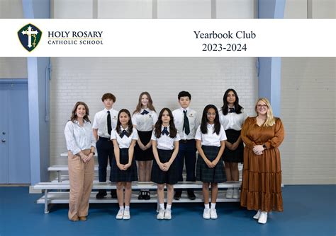 Yearbook Club Holy Rosary Catholic School Rosenberg Tx