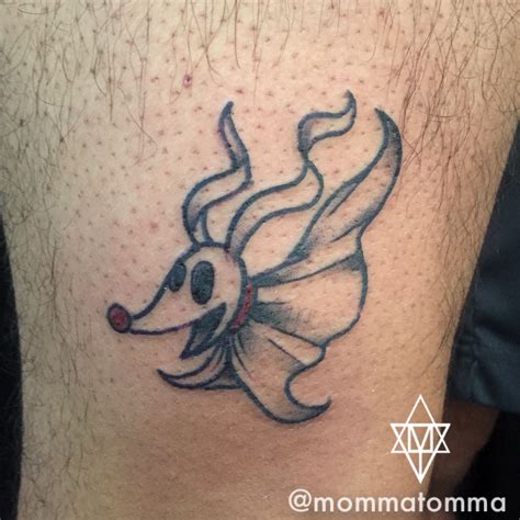 Zero Tattoo Nightmare Before Christmas Watercolor Tattoo Design