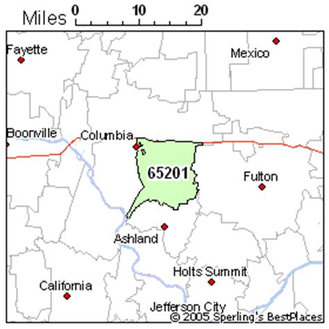 Zip Code 65201 Columbia Missouri Map Demographics Income Schools And More