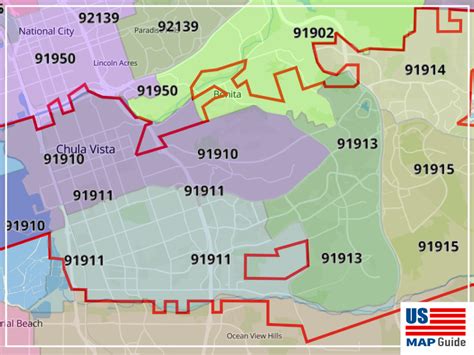 Zip Code 91915 Chula Vista California Hardiness Zones