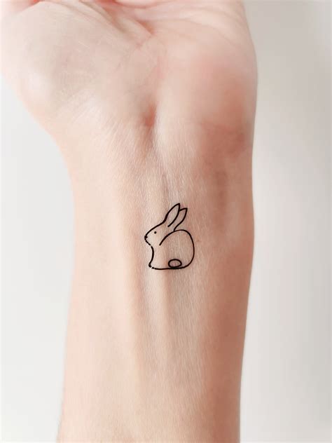 Zombie Bunny Tattoo